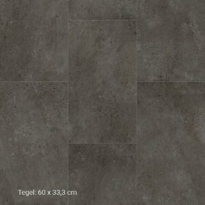 Interfloor Vinyl - 400 Dynamic Stone - 750 Blacktex