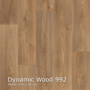 Interfloor Vinyl - 400 Dynamic Wood - 992 Blacktex